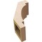 Ekena Millwork 5-inch W x 8-inch D x 12-inch H Merced Rough Cedar Woodgrain TimberThane Knee Brace, Primed BRCUR05X08X12MRCRCPR - alternate 3